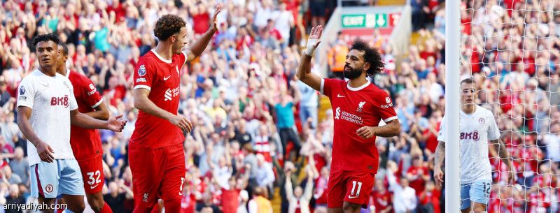 صلاح يوقع على ثلاثية الليفر