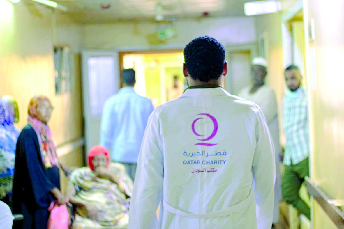 قطر الخيرية تقوم بتشغيل أحد المستشفيات السودانية