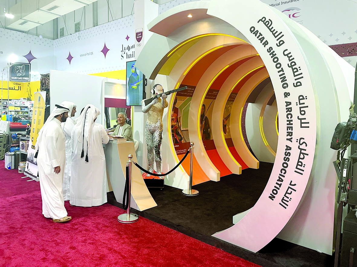 أنشطة الرماية حاضرة في معرض سهيل 2023