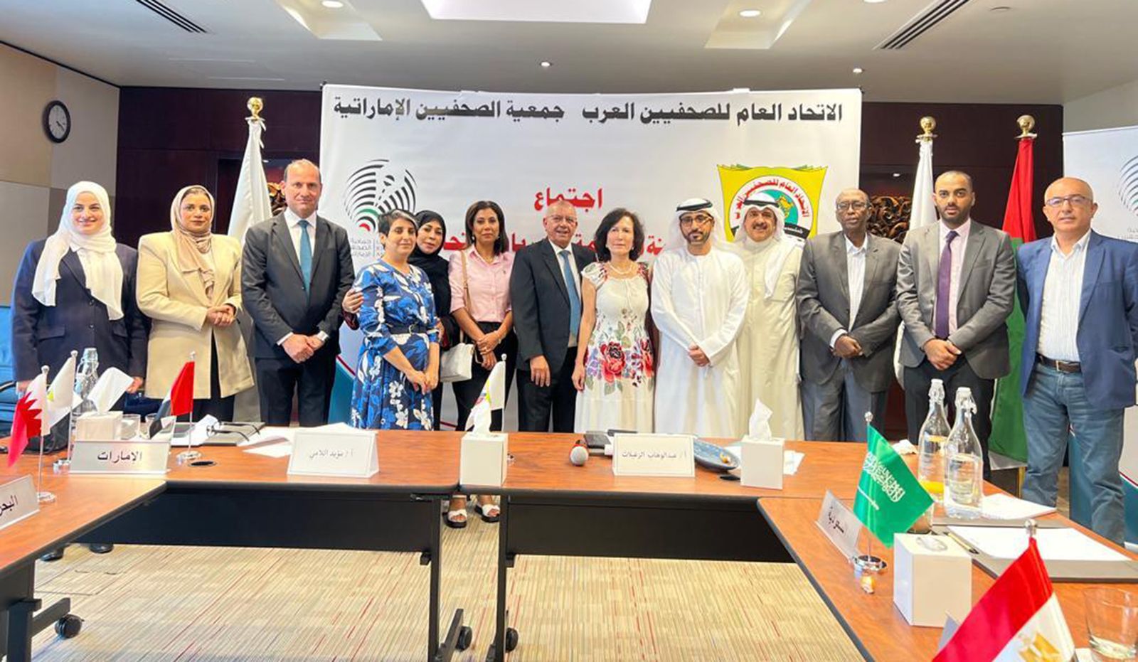 اتحاد الصحفيين العرب يشكر رئيس الدولة ونائبه على الدعم الكبير