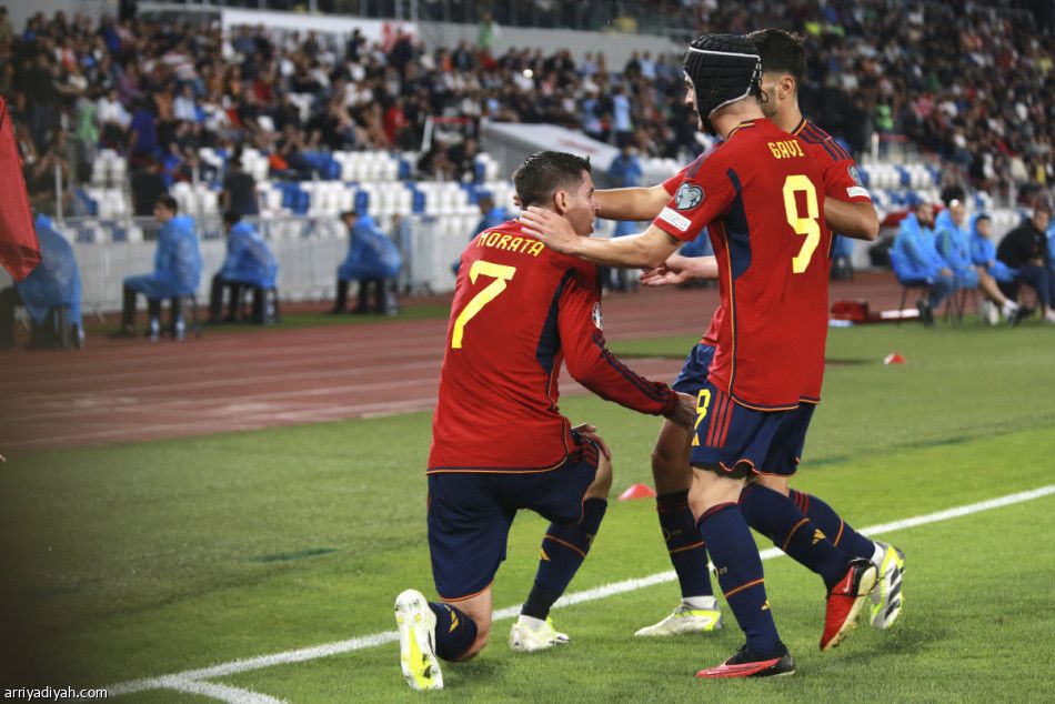 إسبانيا تسحق جورجيا بسباعية