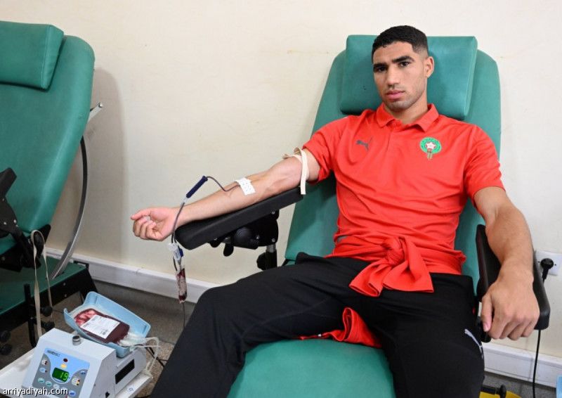 بعد الزلزال.. لاعبو المغرب يتبرعون بالدم