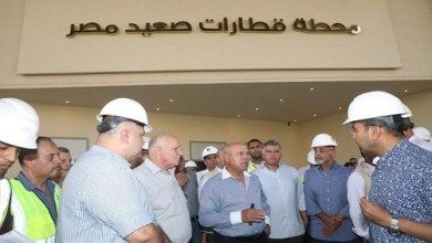 وزير النقل في جولة تفقدية بمحطة قطارات صعيد مصر لمتابعة جاهزية المحطة للافتتاح الرئاسي خلال الفترة القادمة
