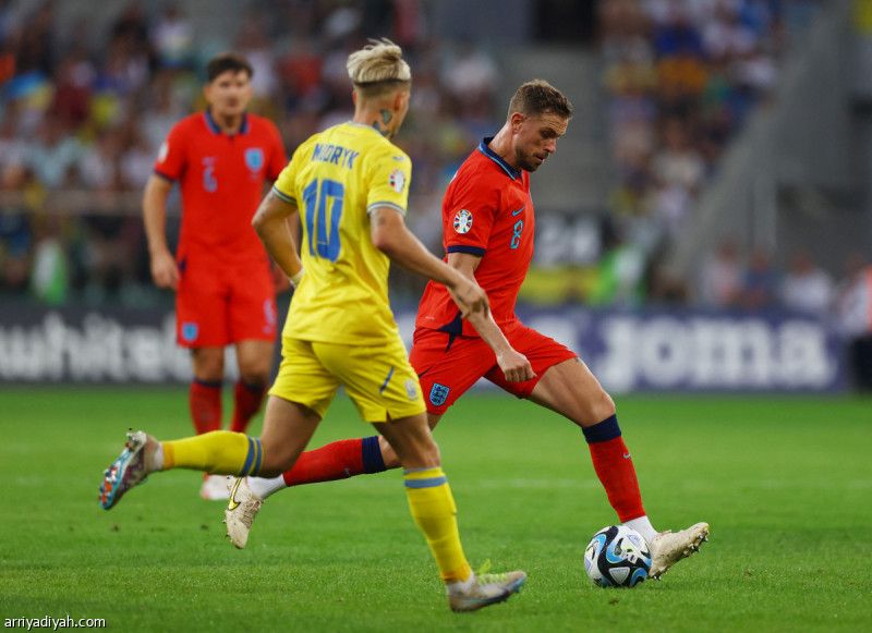 إنجلترا تتعادل مع أوكرانيا في تصفيات يورو 2024