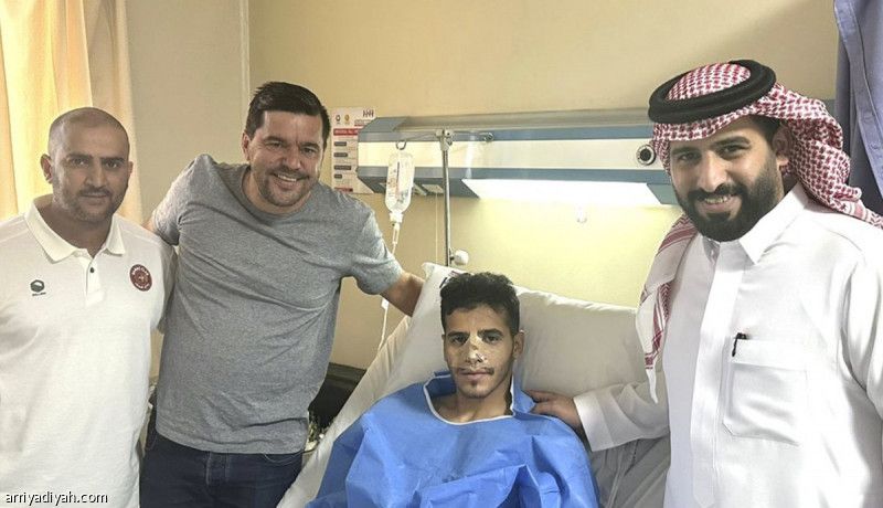 ضمك يعلن نجاح «جراحية» حريصي