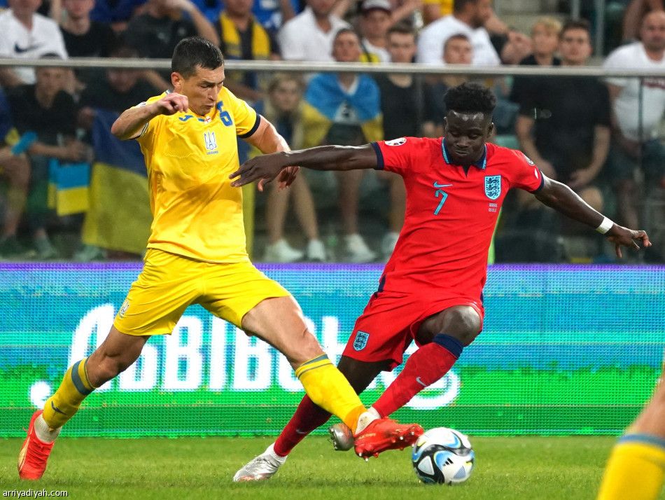 إنجلترا تتعادل مع أوكرانيا في تصفيات يورو 2024