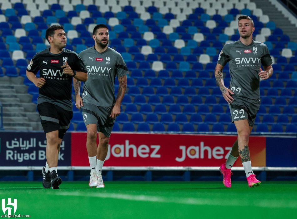 الهلال.. ميتروفيتش وسافيتش يشاركان في التدريبات