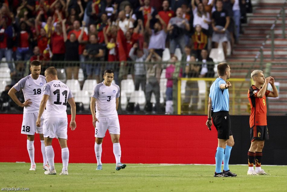 تصفيات «يورو24».. بلجيكا تسحق إستونيا