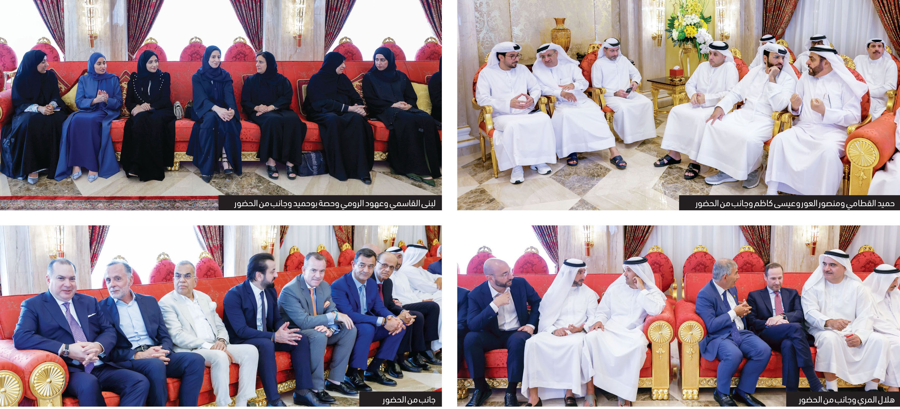 محمد بن راشد ونائب رئيس الوزراء الكويتي يستعرضان العلاقات الأخوية بين البلدين