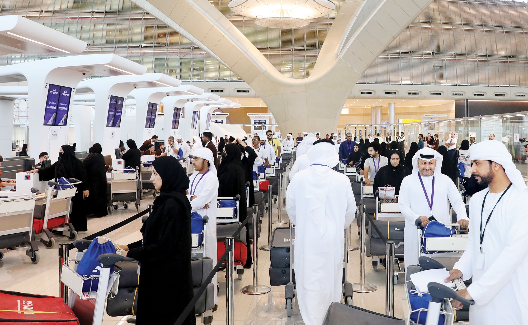 مطارات أبوظبي تختبر جهوزية مبنى المسافرين (A)