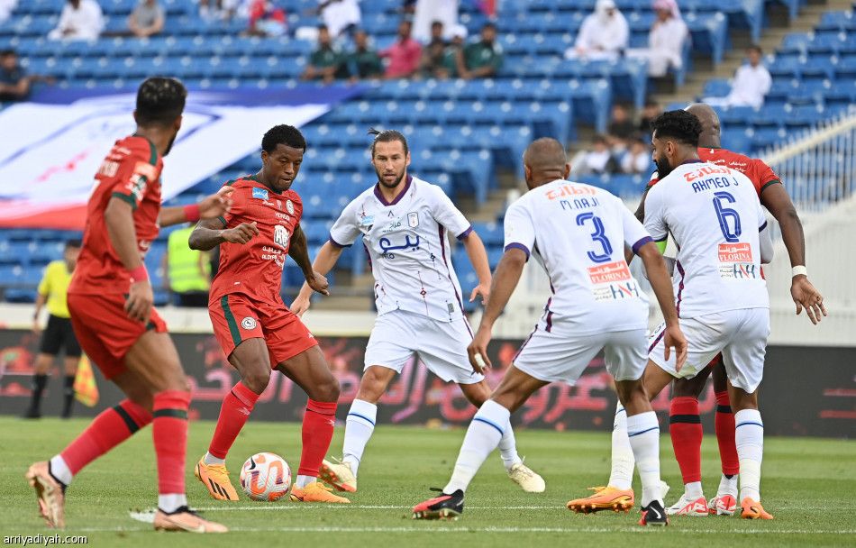 الاتفاق يكرر ثلاثية ضمك في أبها