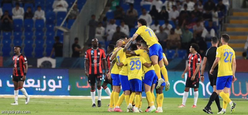 النصر يضرب الرائد بثلاثية