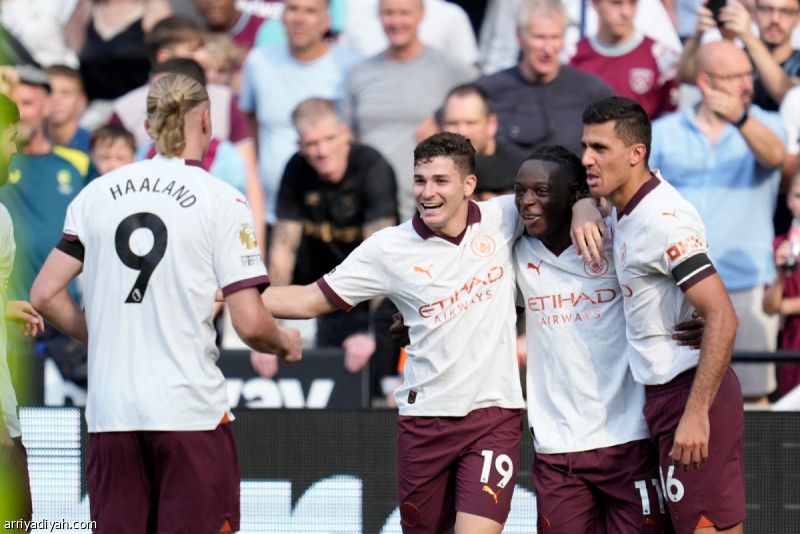 مانشستر سيتي يقلبها على وست هام