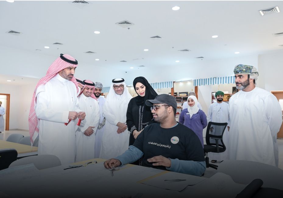 وفد سعودي يزور المركز الوطني للتوحد
