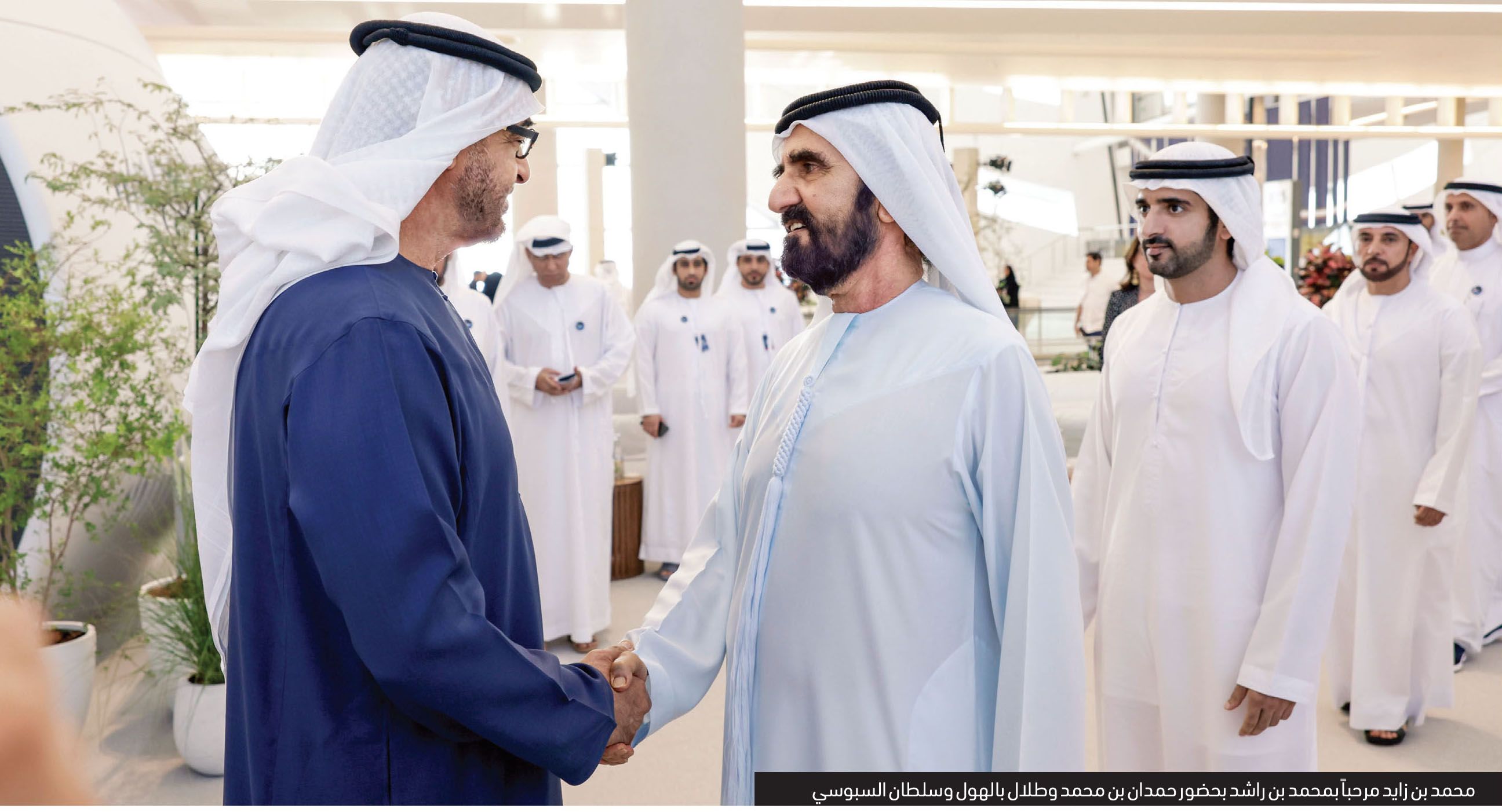 محمد بن زايد ومحمد بن راشد: إنجاز سلطان رمز طموح الإمارات