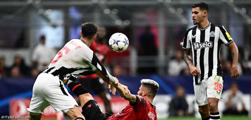 نيوكاسل يعود بنقطة من أرض ميلان