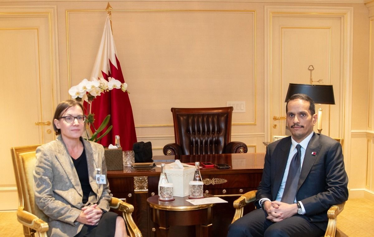  رئيس مجلس الوزراء وزير الخارجية يجتمع مع رئيسة اللجنة الدولية للصليب الأحمر