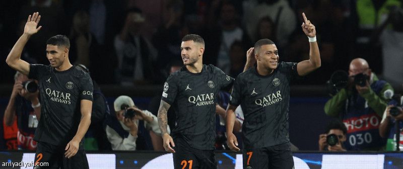 بثنائية مبابي وحكيمي.. باريس يكسب دورتموند