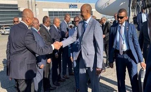 البرهان يصل إلى نيويورك للمشاركة في أعمال الجمعية العامة للأمم المتحدة