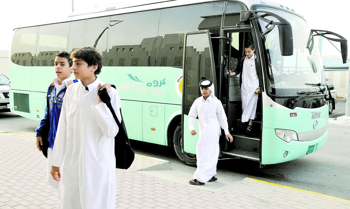«التعليم»: رد المبالغ الزائدة لرسوم الباصات المدرسية
