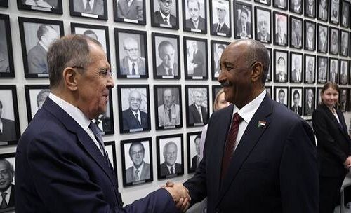 لافروف للبرهان: روسيا تؤيد جهود السلطات السودانية لإحلال الاستقرار