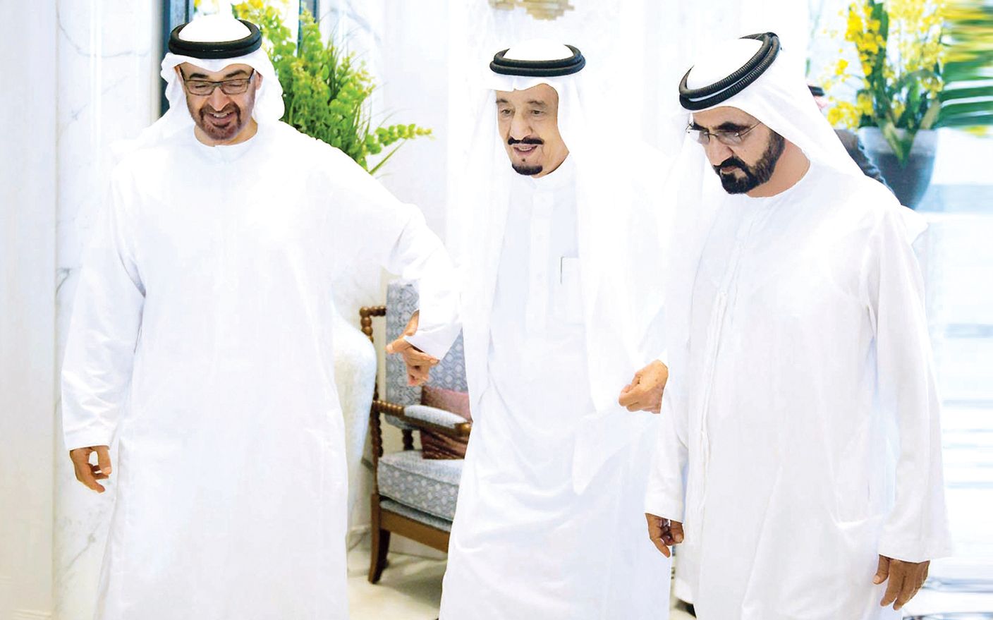 محمد بن زايد ومحمد بن راشد: نشارك السعودية أفراحها الوطنية ونتمنى لها المزيد من التنمية والرخاء والمجد