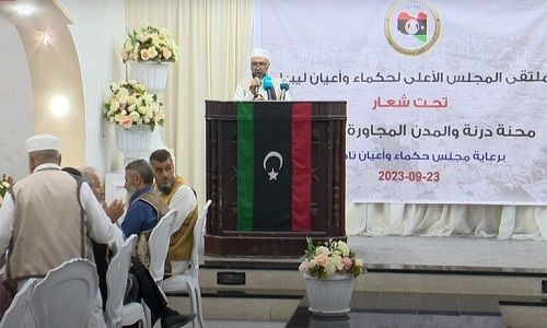 المجلس الأعلى لحكماء وأعيان ليبيا يطالب بفتح تحقيق دولي في واقعة انهيار سدي درنة