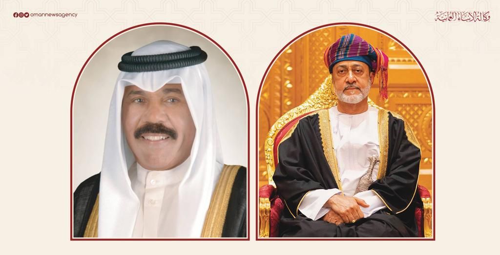 جلالة السلطان المعظم يهنئ أمير دولة الكويت