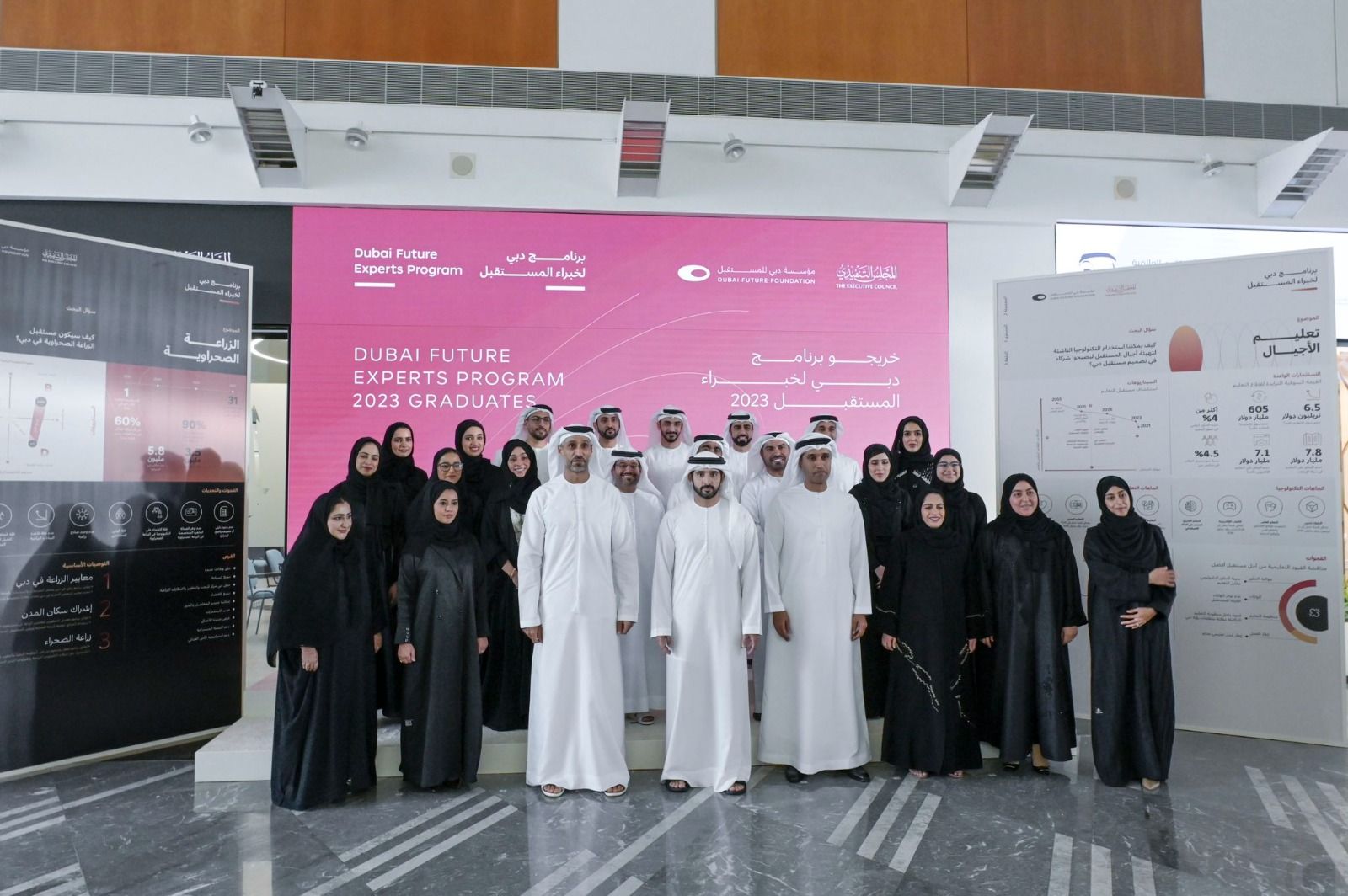 حمدان بن محمد يشهد تخريج الدفعة الثالثة من منتسبي «برنامج دبي لخبراء المستقبل»