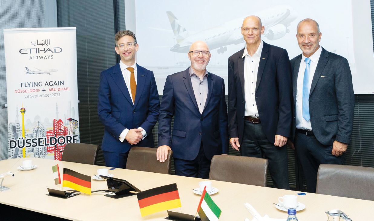 دوسلدورف الوجهة الثالثة لـ«الاتحاد للطيران» في ألمانيا