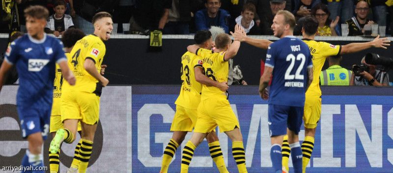 دورتموند يعبر هوفنهايم بثلاثية