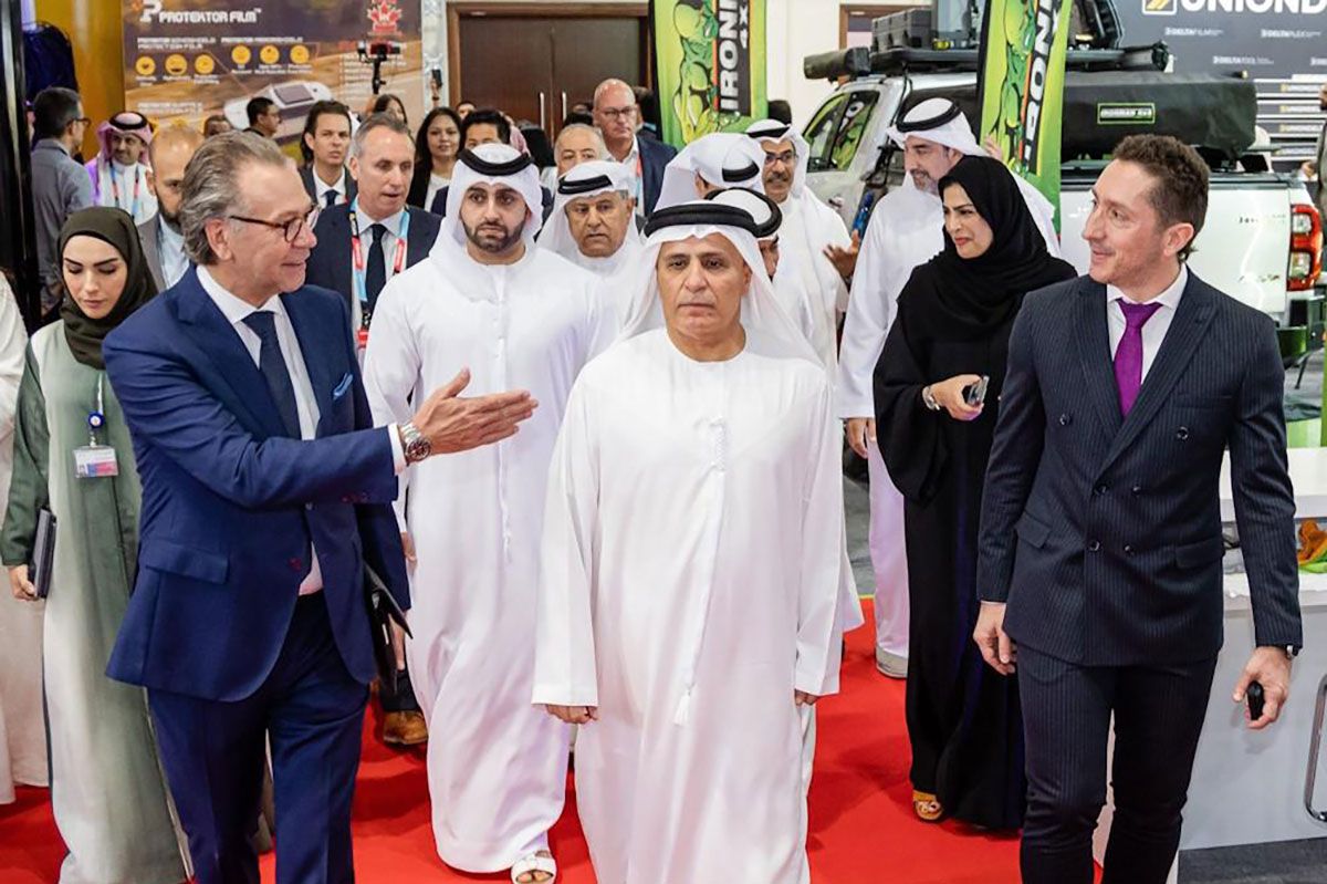 مطر الطاير يفتتح الدورة العشرين من معرض أوتوميكانيكا دبي