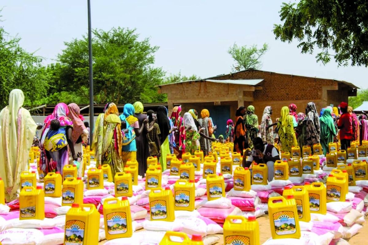 قطر الخيرية تقدّم مساعدات جديدة للاجئين السودانيين