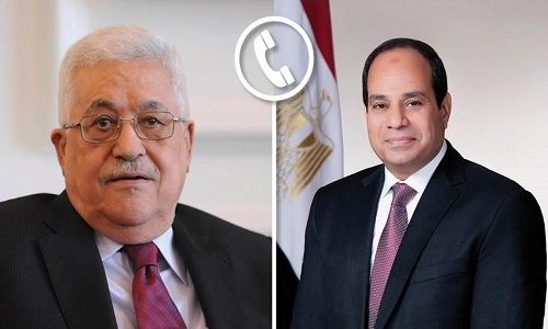 الرئيس الفلسطيني يُهنئ الرئيس السيسي بمناسبة الذكرى الخمسين لحرب أكتوبر المجيدة