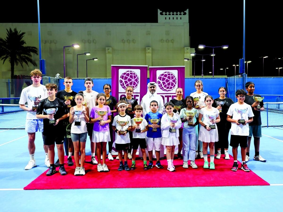 ختام ناجح لبطولة الناشئين للتنس المفتوحة