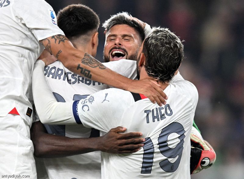 ميلان يخطف نقاط جنوى بهدف متأخر