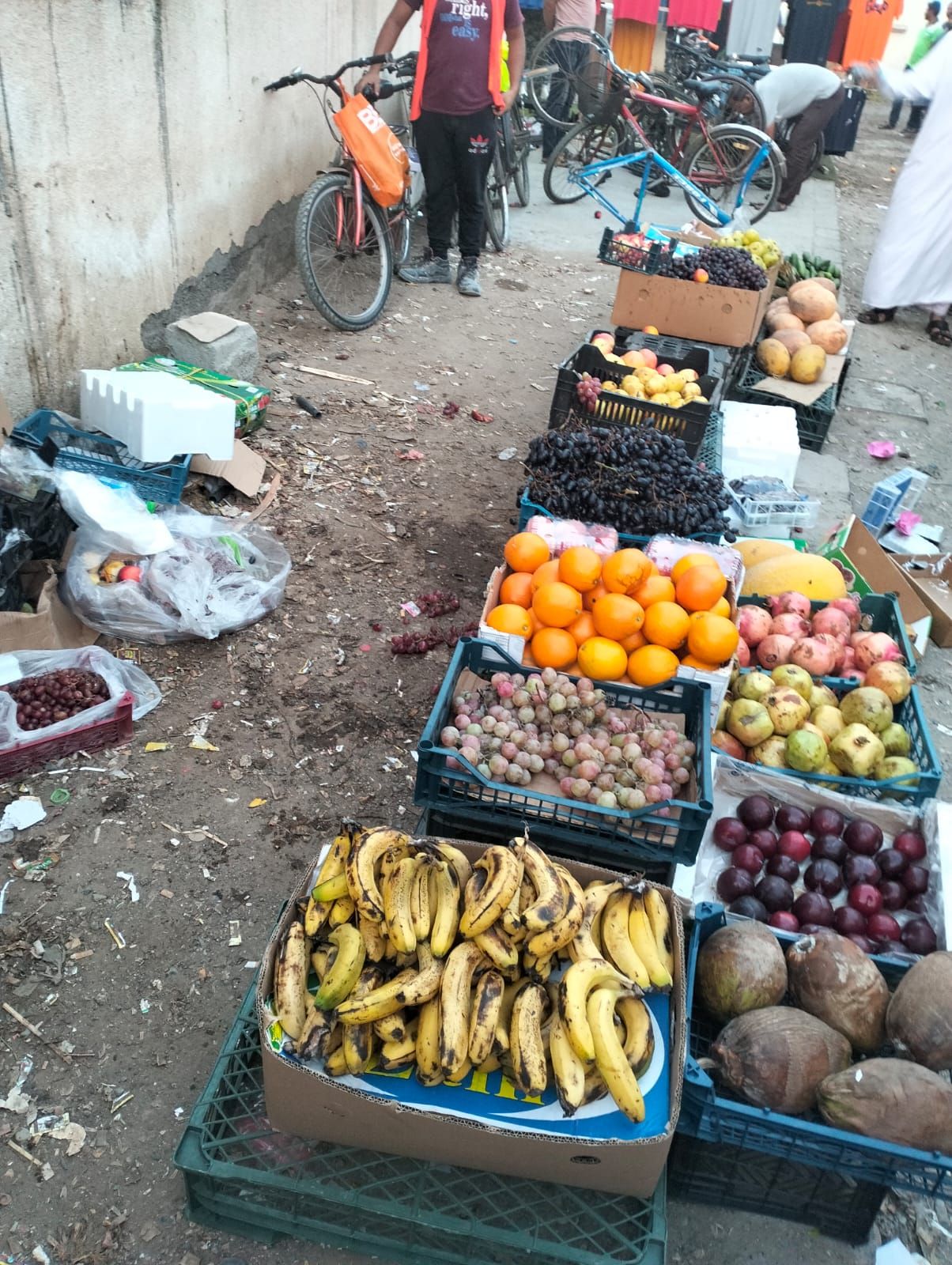 ” بلدية مسقط ” مصادرة 2000 كيلو من مواد غذائية معروضة بطرق غير قانونية