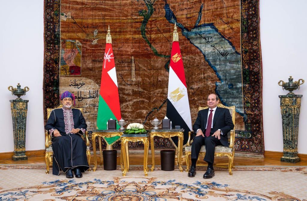 سلطنة عمان ومصر تؤكدان على توافق الرؤى بشأن حل شامل للقضية الفلسطينية