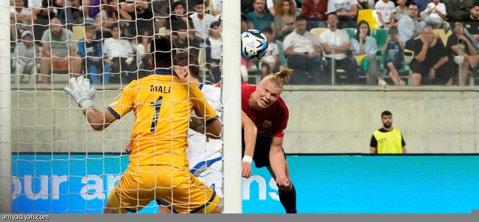 هالاند يقود النرويج إلى عبور قبرص