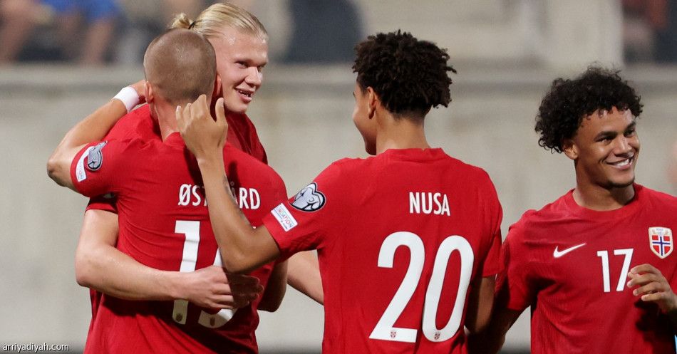 هالاند يقود النرويج إلى عبور قبرص