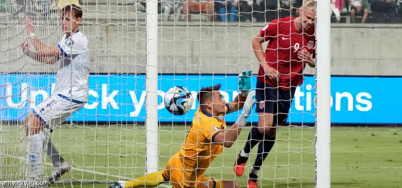 هالاند يقود النرويج إلى عبور قبرص