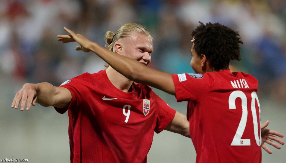 هالاند يقود النرويج إلى عبور قبرص