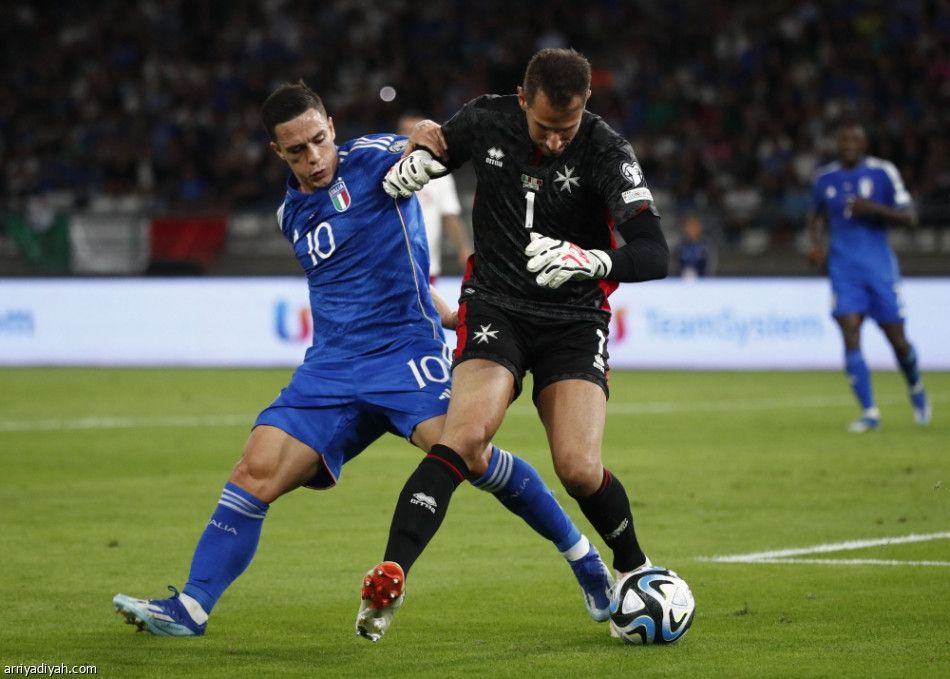 إيطاليا تكتسح مالطة برباعية