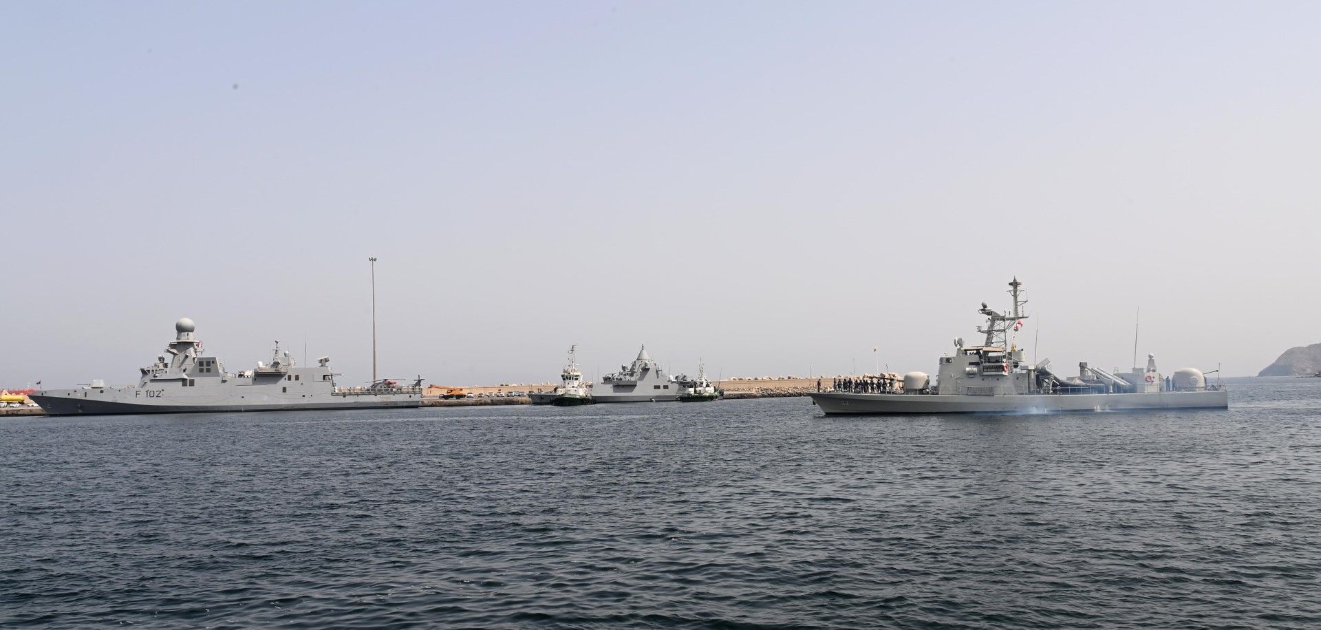 سفن بحريات دول مجلس التعاون تواصل تمرين ” اتحاد 2023 “