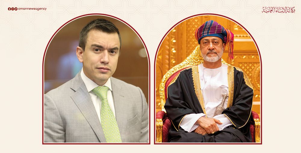 جلالة السُّلطان المعظم يهنئ الرئيس الإكوادوري