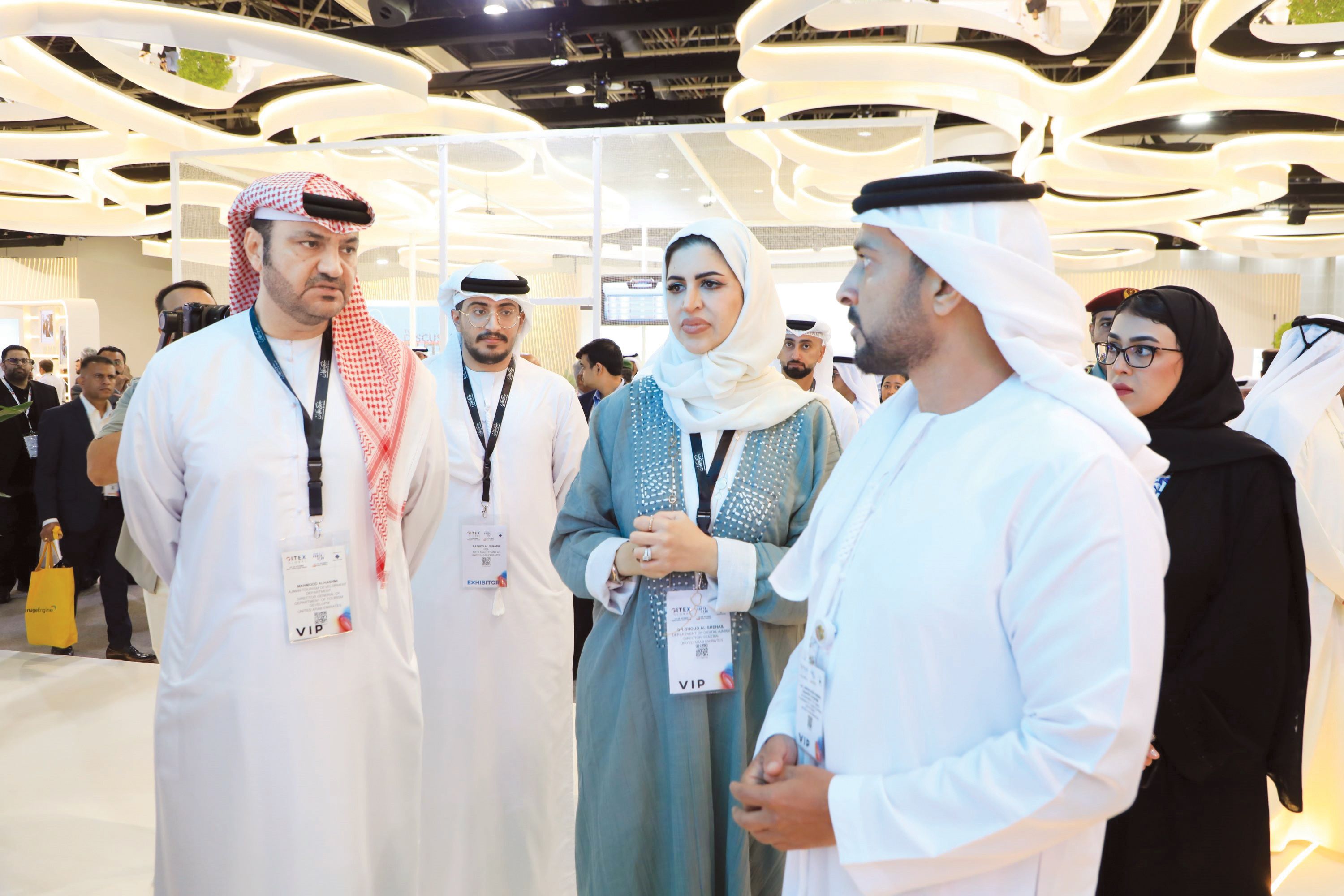 سياحة عجمان تستعرض مبادراتها ومعالمها على خريطة البيانات الرقمية في جيتكس 2023