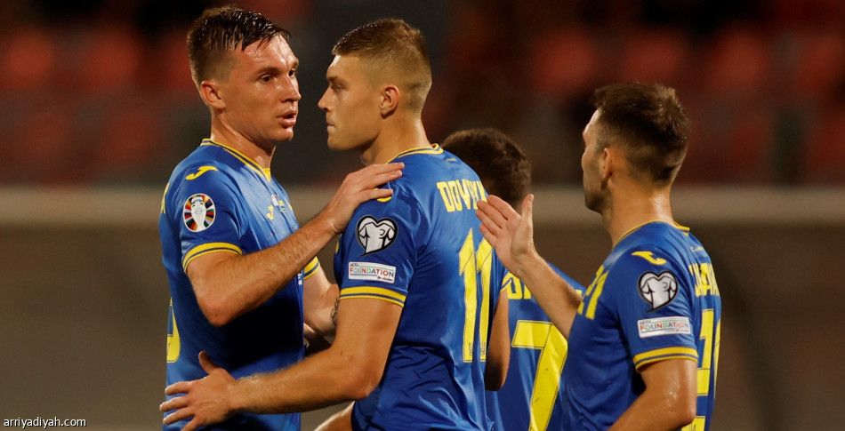 ثلاثية مالطا تقرب أوكرانيا من التأهل