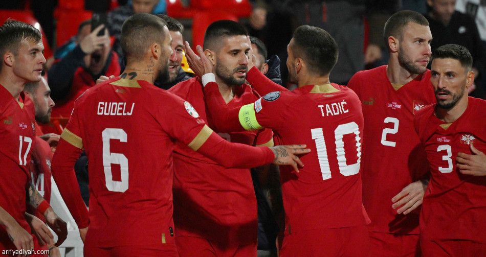 ميتروفيتش يقود صربيا إلى تخطي الجبل الأسود