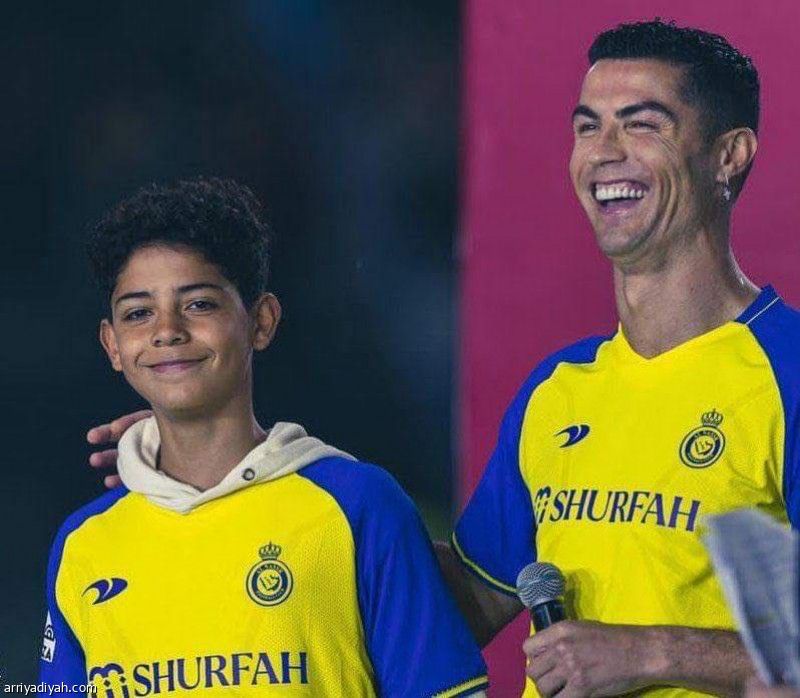 النصر يضم نجل كريستيانو رونالدو ويمنحه الرقم «7»