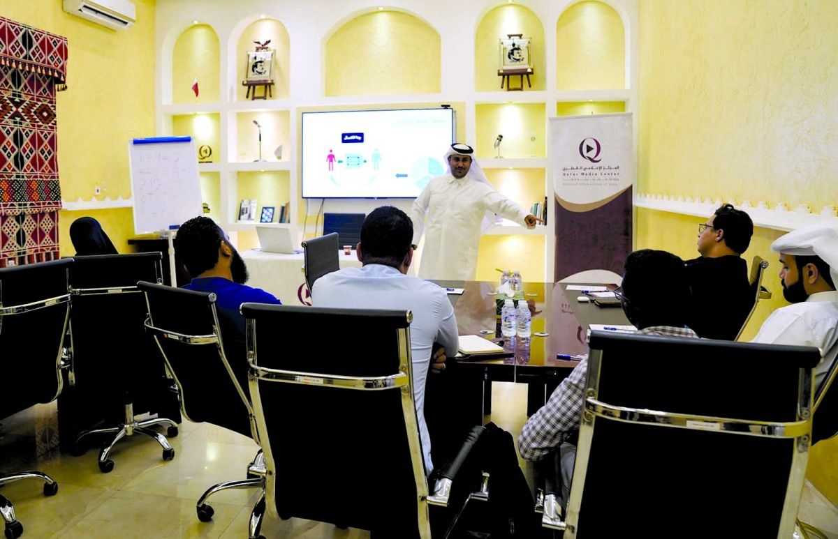 الإعلامي القطري ينظم ورشة  «التواصل الاجتماعي الفعّال»